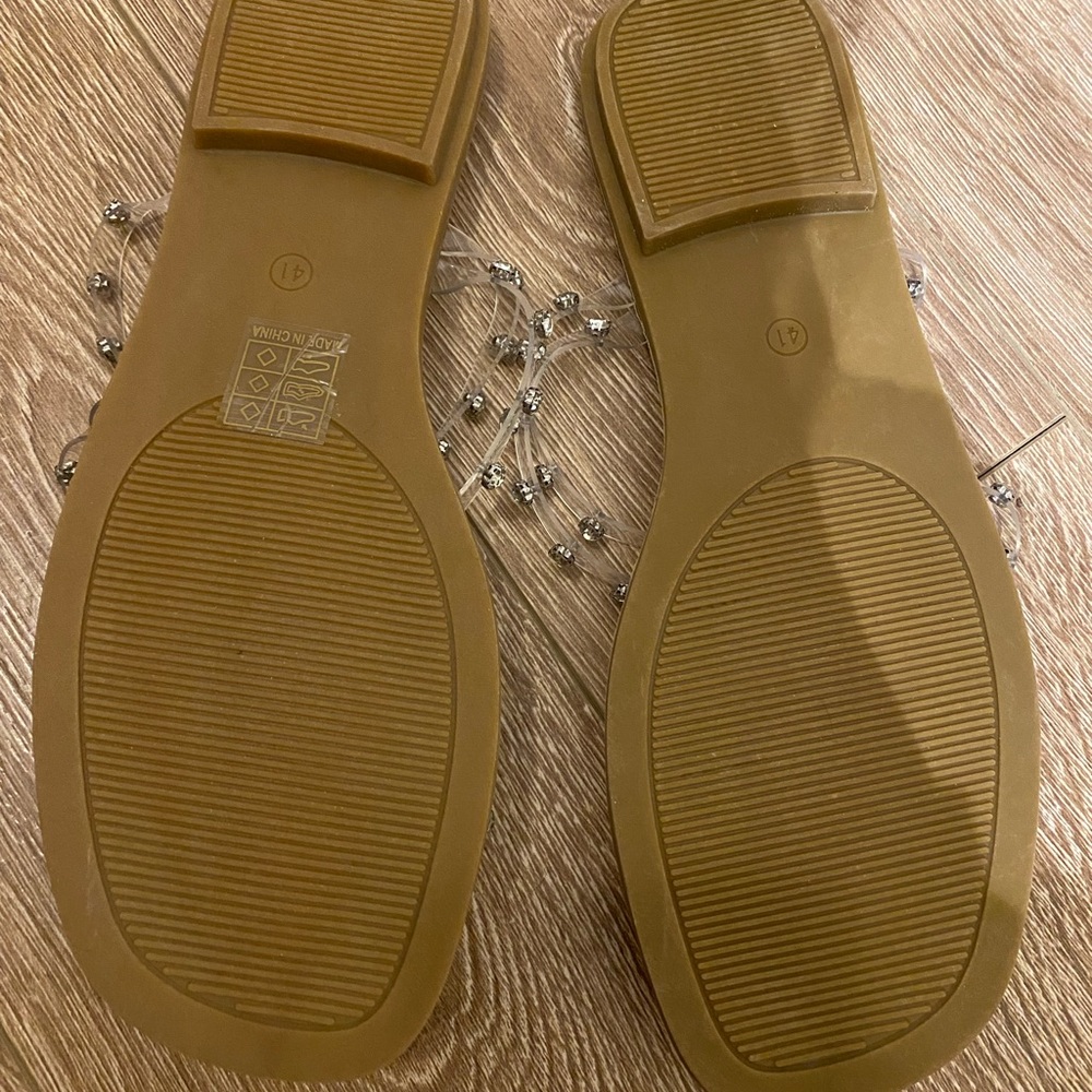 women’s tan studded sandal